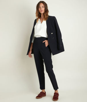 Picture of LARA MICROFIBRE CIGARETTE TROUSERS